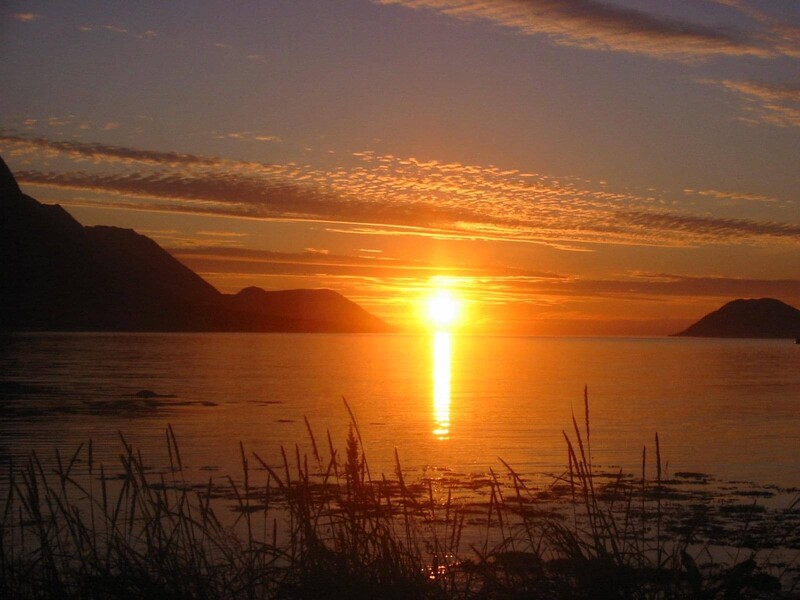 Midnattssol i Godfjord